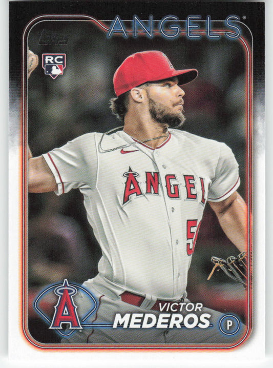 2024 Topps #270 Victor Mederos Los Angeles Angels Rookie 1257