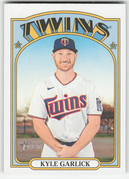 2021 Topps Heritage #668 Kyle Garlick Minnesota Twins 1282
