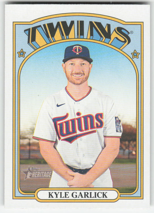 2021 Topps Heritage #668 Kyle Garlick Minnesota Twins 1282