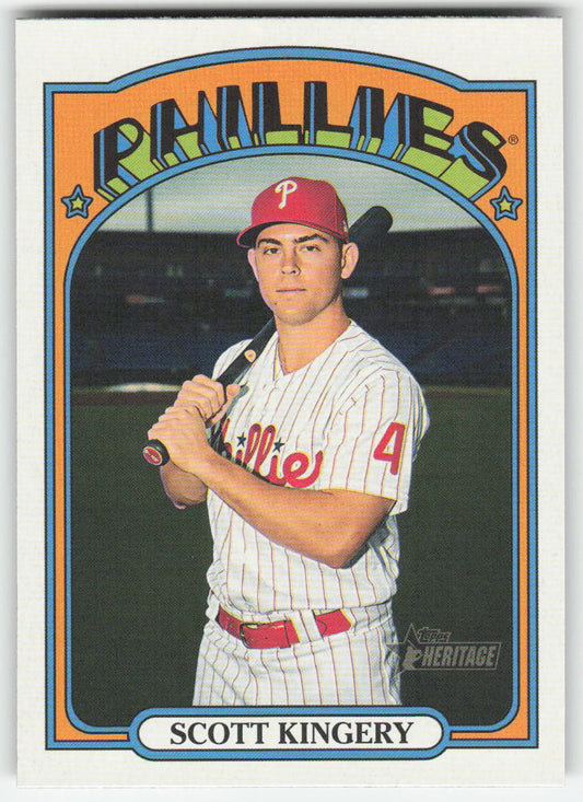 2021 Topps Heritage #393 Scott Kingery Philadelphia Phillies 1291