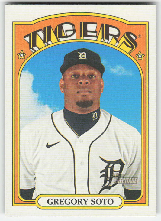 2021 Topps Heritage #329 Gregory Soto Detroit Tigers 1294