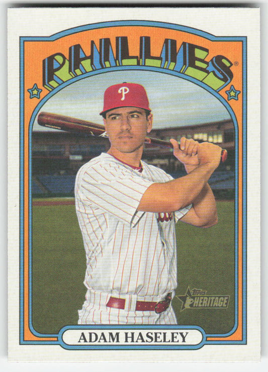 2021 Topps Heritage #223 Adam Haseley Philadelphia Phillies 1295