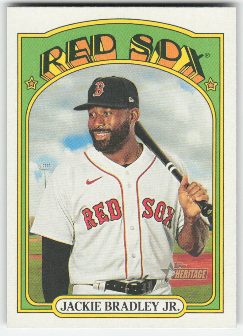 2021 Topps Heritage #171 Jackie Bradley Jr. Boston Red Sox 1296