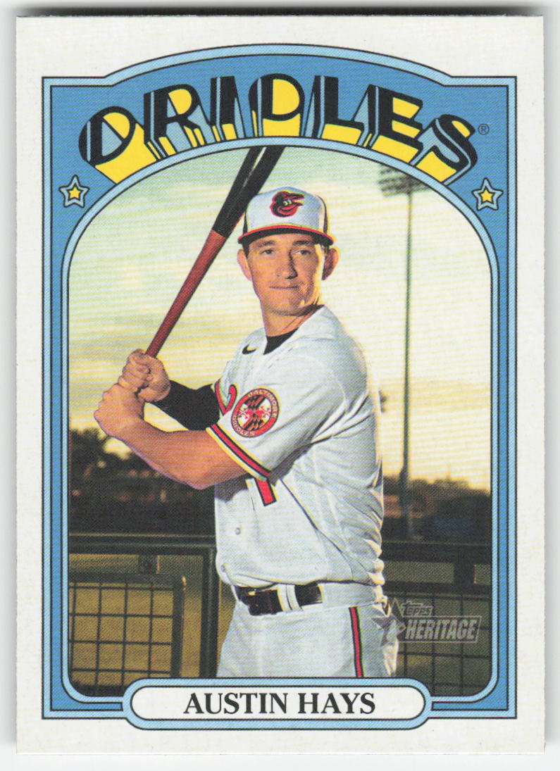 2021 Topps Heritage #53 Austin Hays Baltimore Orioles 1300