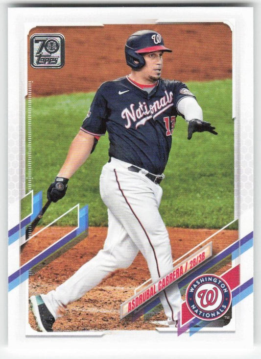 2021 Topps #531 Asdrubal Cabrera Washington Nationals 1305