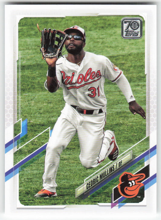 2021 Topps #487 Cedric Mullins Baltimore Orioles 1306