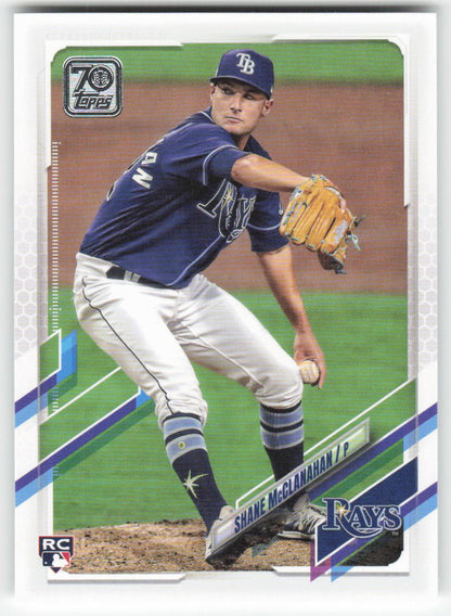 2021 Topps #408a Shane McClanahan Tampa Bay Rays Rookie 1311