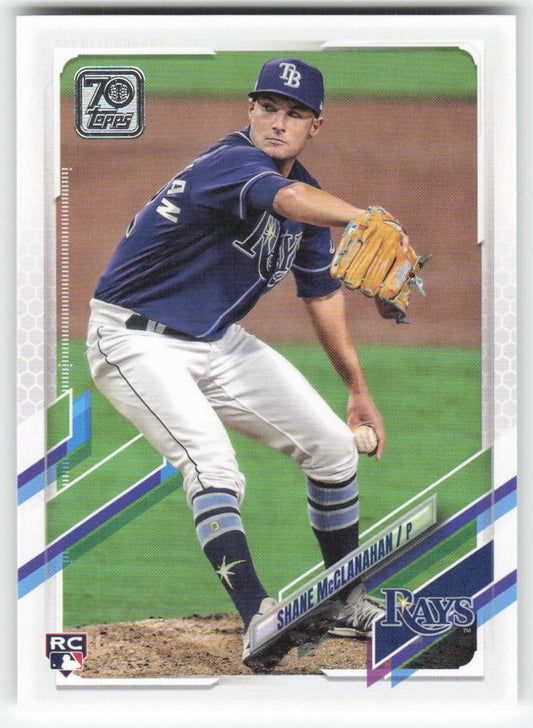 2021 Topps #408a Shane McClanahan Tampa Bay Rays Rookie 1311