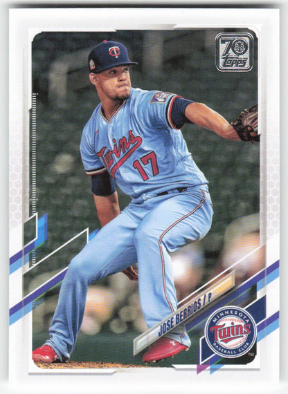 2021 Topps #395 Jose Berrios Minnesota Twins 1314
