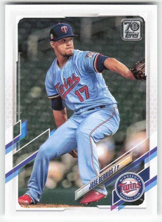 2021 Topps #395 Jose Berrios Minnesota Twins 1314