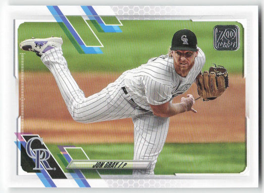 2021 Topps #76 Jon Gray Colorado Rockies 1322