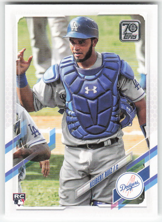 2021 Topps #256 Keibert Ruiz Los Angeles Dodgers Rookie 1328