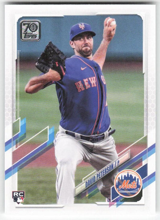 2021 Topps #78 David Peterson New York Mets Rookie 1330