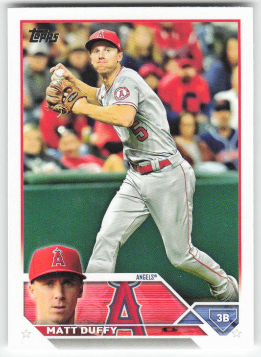 2023 Topps #274 Matt Duffy Los Angeles Angels 1336