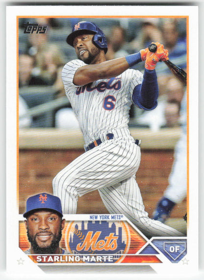 2023 Topps #199 Starling Marte New York Mets 1339