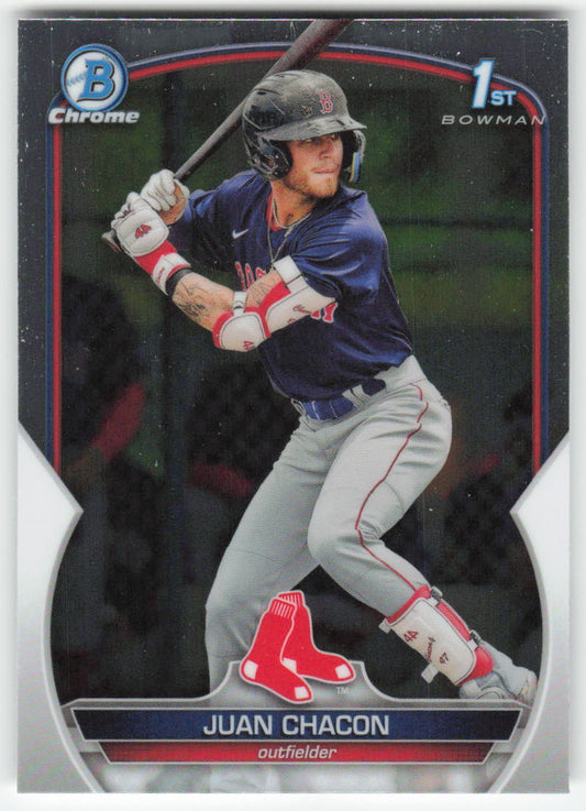 2023 Bowman #BCP-105 Juan Chacon Chrome Prospects Boston Red Sox 1353