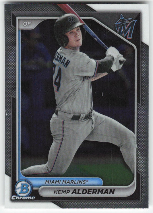 2024 Bowman #BCP-82 Kemp Alderman Chrome Prospects Miami Marlins 1355