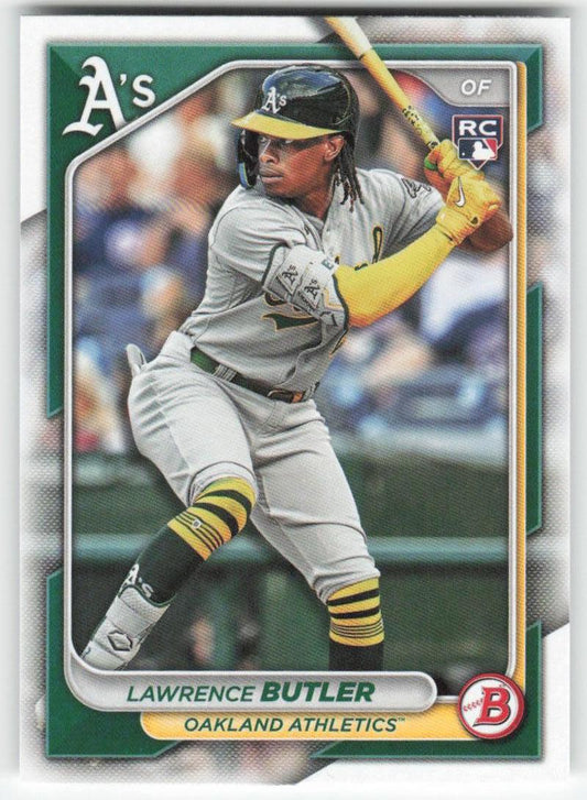 2024 Bowman #44 Lawrence Butler Oakland Athletics Rookie 1357