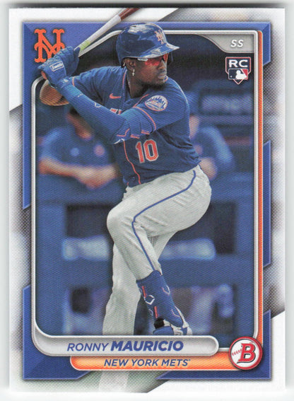 2024 Bowman #13 Ronny Mauricio New York Mets Rookie 1358