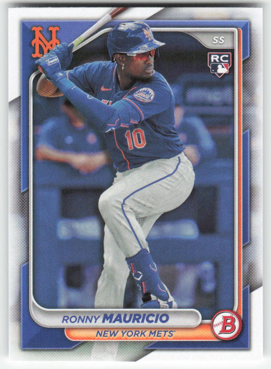 2024 Bowman #13 Ronny Mauricio New York Mets Rookie 1358