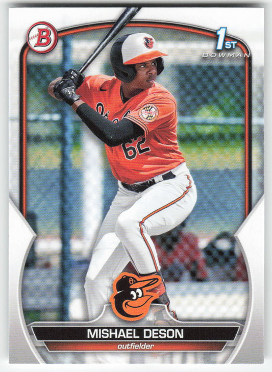 2023 Bowman #BP-7 Mishael Deson Prospects Baltimore Orioles 1360