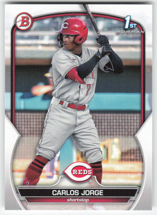 2023 Bowman #BP-120 Carlos Jorge Prospects Cincinnati Reds 1361