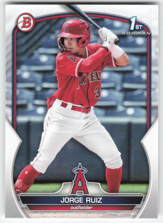 2023 Bowman #BP-123 Jorge Ruiz Prospects Los Angeles Angels 1365