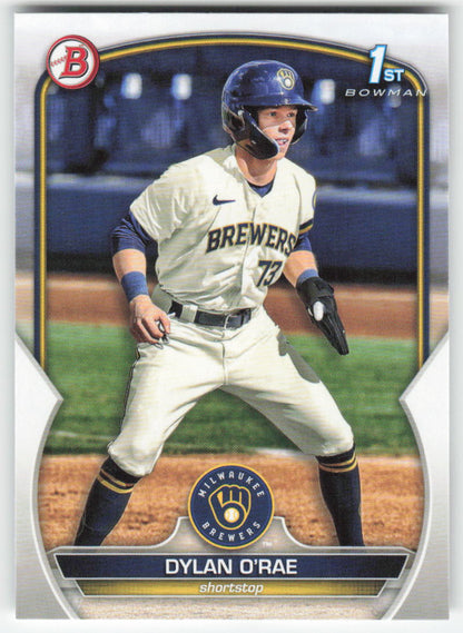 2023 Bowman #BP-143 Dylan O'Rae Prospects Milwaukee Brewers 1366