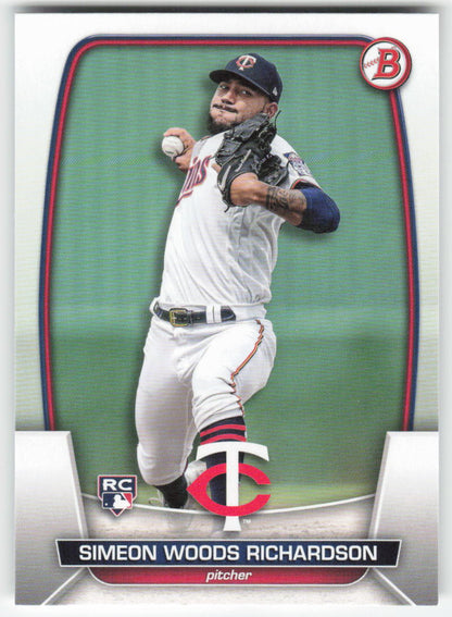 2023 Bowman #95 Simeon Woods Richardson Minnesota Twins Rookie 1369