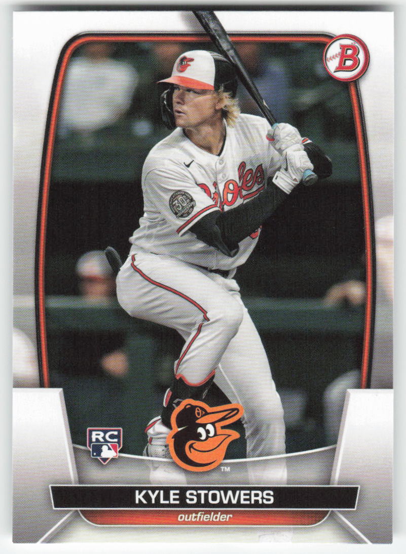 2023 Bowman #56 Kyle Stowers Baltimore Orioles Rookie 1371