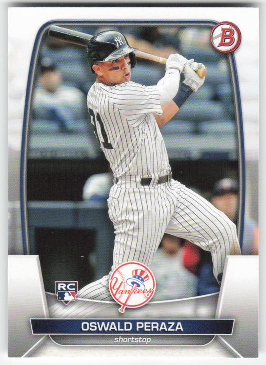 2023 Bowman #70 Oswald Peraza New York Yankees Rookie 1373