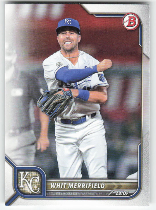 2022 Bowman #42 Whit Merrifield Kansas City Royals 1381