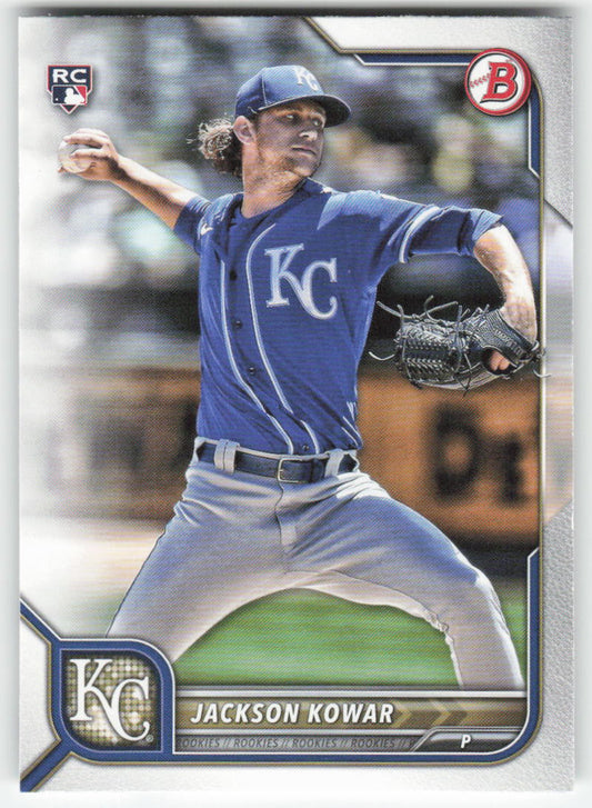 2022 Bowman #40 Jackson Kowar Kansas City Royals Rookie 1384