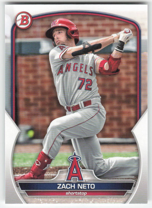 2023 Bowman #BP-64 Zach Neto Prospects Los Angeles Angels 1387
