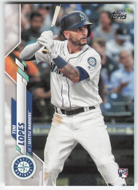 2020 Topps #654 Tim Lopes Seattle Mariners Rookie 1391
