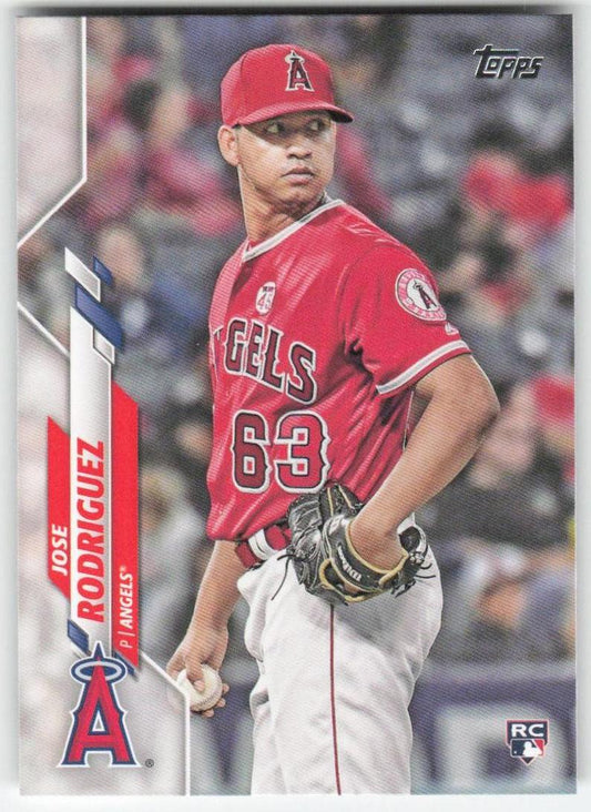 2020 Topps #678 Jose Rodriguez Los Angeles Angels Rookie 1392