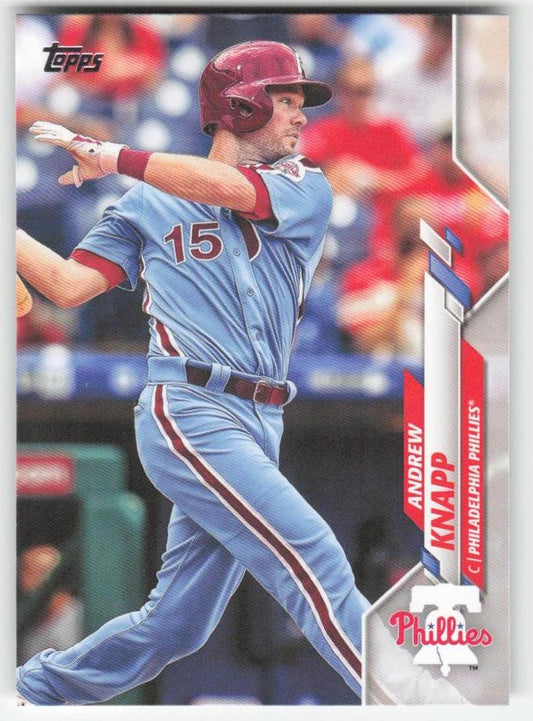2020 Topps #662 Andrew Knapp Philadelphia Phillies 1393