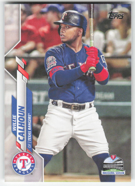 2020 Topps #582 Willie Calhoun Texas Rangers 1394