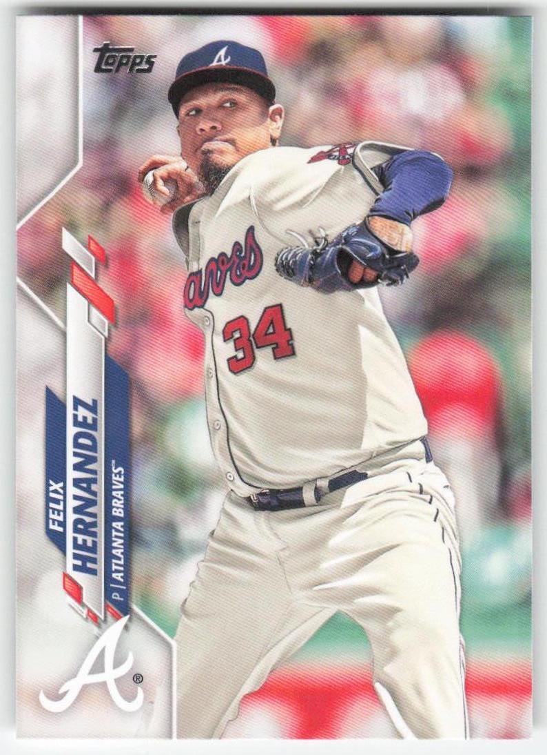 2020 Topps #521 Felix Hernandez Atlanta Braves 1396