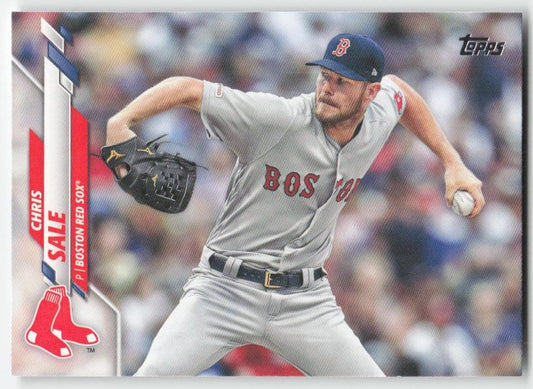 2020 Topps #672 Chris Sale Boston Red Sox 1399