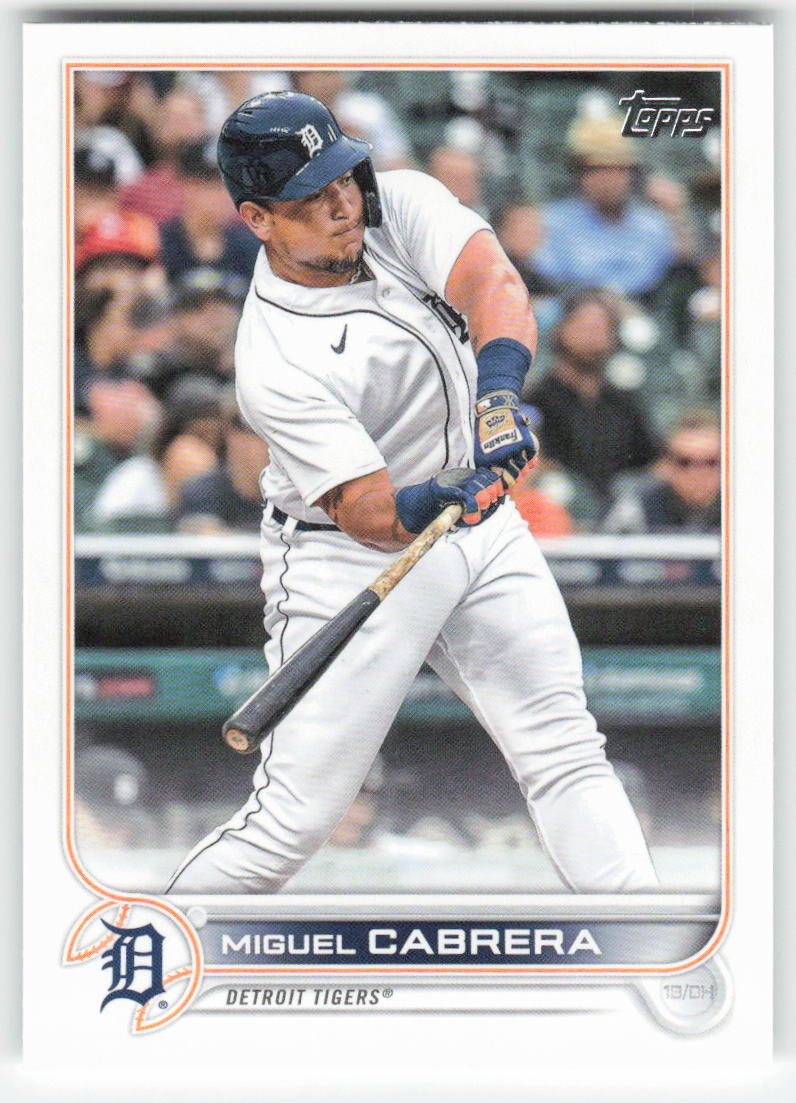 2022 Topps #194 Miguel Cabrera Detroit Tigers 1407