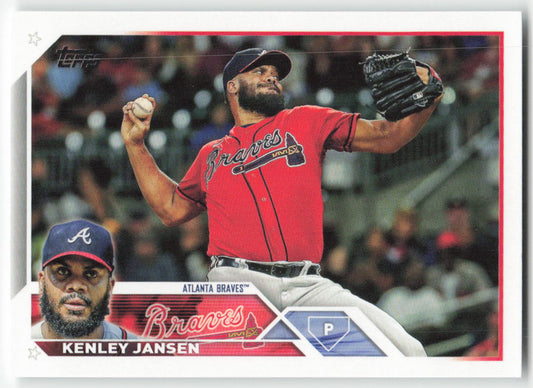 2023 Topps #30 Kenley Jansen Atlanta Braves 1417