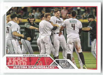 2023 Topps #263 Arizona Diamondbacks Team Card 1419