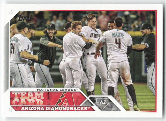 2023 Topps #263 Arizona Diamondbacks Team Card 1419