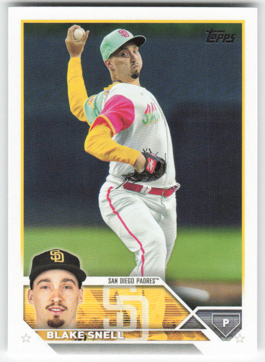 2023 Topps #208 Blake Snell San Diego Padres 1421