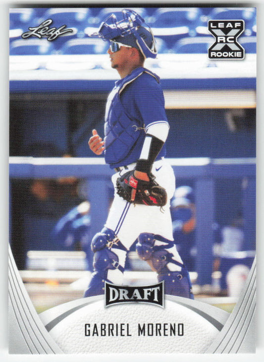 2021 Leaf Draft #28 Gabriel Moreno Toronto Blue Jays 1428