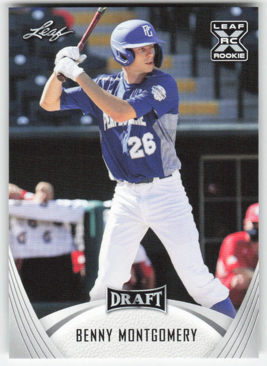 2021 Leaf Draft #21 Benny Montgomery Colorado Rockies 1433