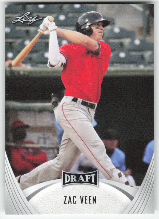 2021 Leaf Draft #19 Zac Veen Colorado Rockies 1435