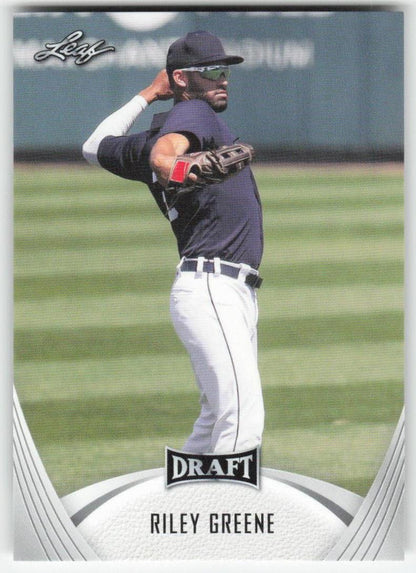 2021 Leaf Draft #16 Riley Greene Detroit Tigers 1437