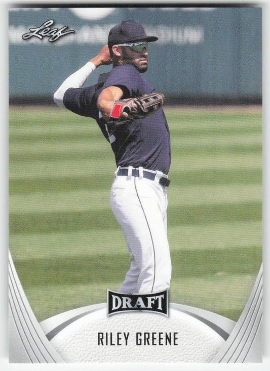 2021 Leaf Draft #16 Riley Greene Detroit Tigers 1437